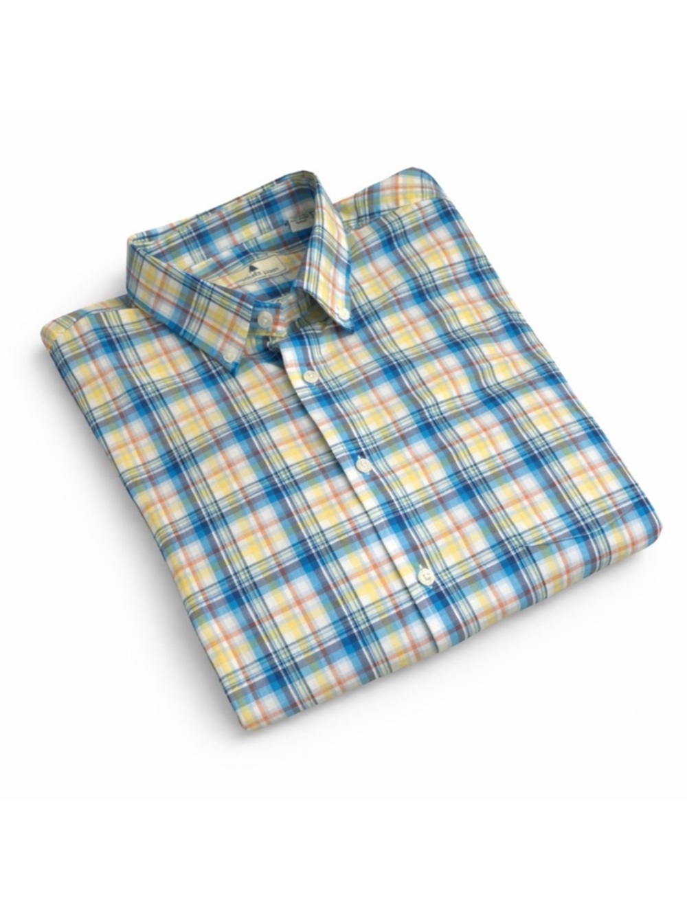 Southern Pines Men’s Multicolor Plaid Button-Down Shirt | XL | 100% Cotton